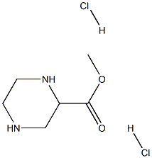 PIPERAZINE-2-CARBOXYLIC ACID METHYL ESTERDIHYDROCHLORIDE 구조식 이미지