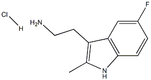 2-(5-FLUORO-2-METHYLINDOL-3-YL)ETHYLAMINE HYDROCHLORIDE Structure