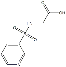 [(PYRIDIN-3-YLSULFONYL)AMINO]ACETIC ACID 구조식 이미지