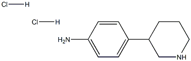 4-(PIPERIDIN-3-YL)ANILINE DIHYDROCHLORIDE 구조식 이미지