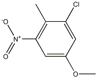 2-CHLORO-4-METHOXY-6-NITRO TOLUENE 구조식 이미지