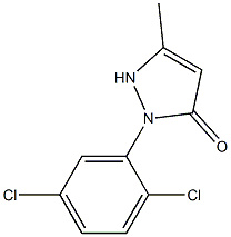 1-(2'.5'-DICHLOROPHENYL)-3-METHYL-5-PYRAZOLONE Structure