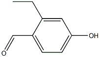 2-ethyl-4-hydroxybenzaldehyde Structure