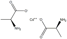 Cadmium di(l-alpha-alanine) Structure