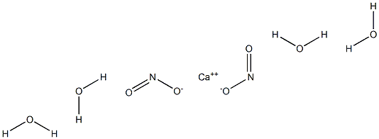 Calcium nitrite tetrahydrate 구조식 이미지