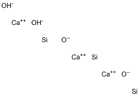 Calcium silicon dioxide dihydroxide 구조식 이미지