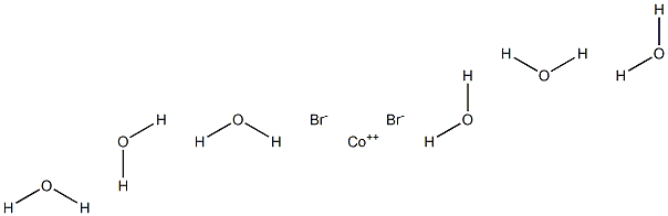 Cobalt(II) bromide hexahydrate Structure