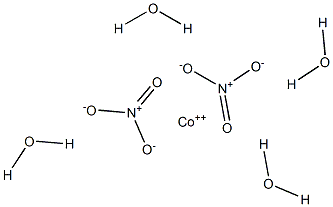 Cobalt(II) nitrate tetrahydrate 구조식 이미지