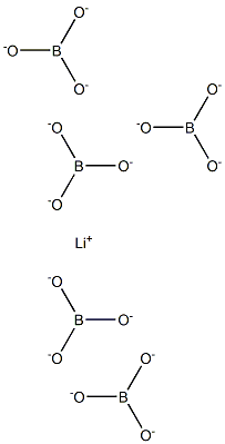 Lithium pentaborate 구조식 이미지