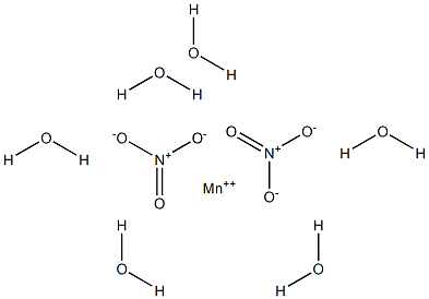 Manganese(II) nitrate hexahydrate 구조식 이미지