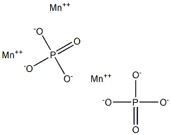 Manganese(II) orthophosphate 구조식 이미지