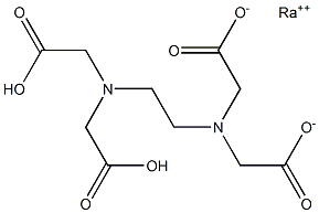 Radium dihydrogen EDTA 구조식 이미지