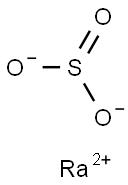 Radium sulfite Structure