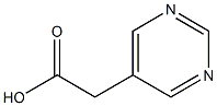 2-(pyrimidin-5-yl)aceticacid Structure