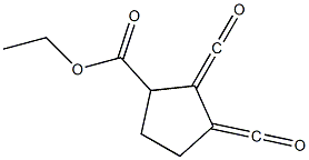 Ethyl dicarbonylcyclopentylcarboxylate 구조식 이미지