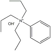 Phenyltripropylammonium hydroxide 구조식 이미지