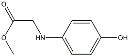 D-p-hydroxyphenylglycine methyl ester Structure