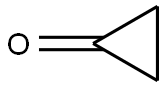 Cyclopropanone Structure