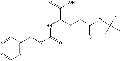 CBZ-glutamic acid (tert-butyl ester) 구조식 이미지