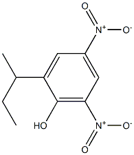 4,6-dinitro-sec-butylphenol Structure