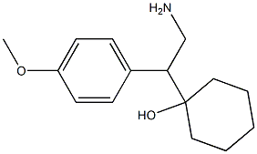 1-(4-methoxyphenyl)-2-aminoethylcyclohexanol 구조식 이미지