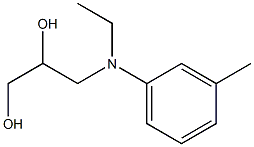 N-ethyl-N-(2,3-dihydroxy)propyl m-toluidine Structure