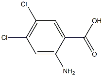 2-amino-4,5-dichlorobenzoic acid 구조식 이미지