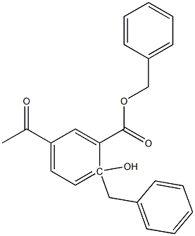 benzyl 2-benzyl-5-Acetylsalicylate 구조식 이미지