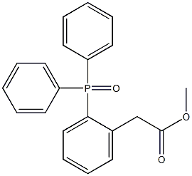 Methoxycarbonylmethyltriphenylphosphine oxide Structure