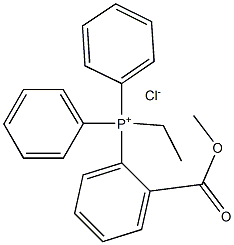 Methoxyformylethyltriphenylphosphonium chloride Structure