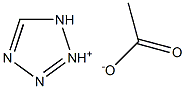 1H-tetrazolium acetate 구조식 이미지