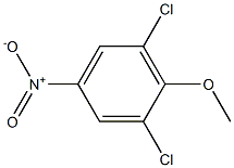 2,6-dichloro-4-nitroanisole Structure