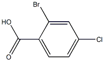 2-bromo-4-chlorobenzoic acid Structure