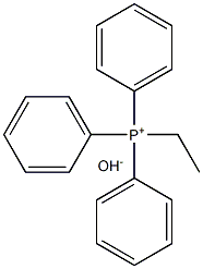 Ethyltriphenylphosphonium hydroxide Structure