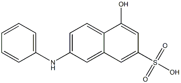 2-phenylamino-5-naphthol-7-sulfonic acid 구조식 이미지