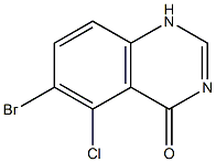 6-Bromo-5-chloro-4-quinazolinone Structure