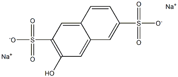 2-naphthol-3,7-disulfonic acid sodium salt 구조식 이미지