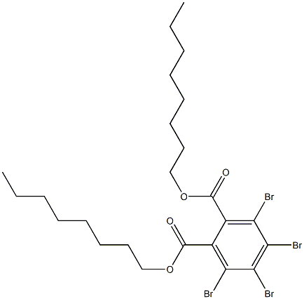 Dioctyl tetrabromophthalate Structure