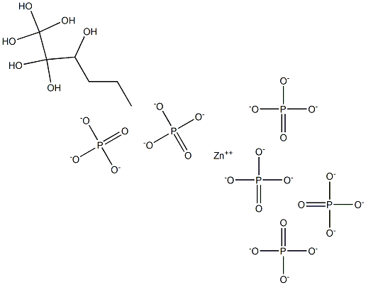 Zinc hexahexaol hexaphosphate Structure