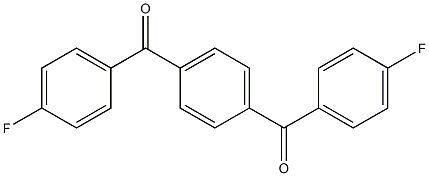 1,4-bis(4-fluorobenzoyl)benzene 구조식 이미지