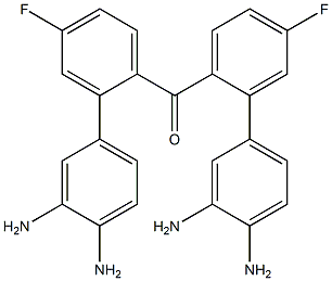 3,4-diaminophenyl-4-fluorophenyl ketone 구조식 이미지