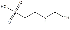 N-(hydroxymethyl)methyl-2-aminoethanesulfonic acid Structure