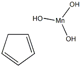 Cyclopentadiene trihydroxy manganese Structure