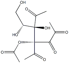 L-tetraacetyl ribose 구조식 이미지