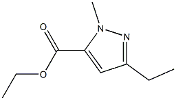 Ethyl 3-ethyl-1-methylpyrazole-5-carboxylate 구조식 이미지