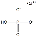 Calcium hydrogen phosphate pharmaceutical grade 구조식 이미지