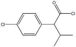 2-(4-chlorophenyl)-3-methylbutyryl chloride Structure