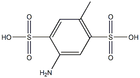 P-toluidine-2,5-disulfonic acid Structure