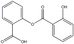 Salicylic acid (o-hydroxybenzoic acid) 구조식 이미지