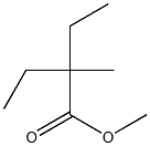 Ethyl dimethyl butyrate 구조식 이미지